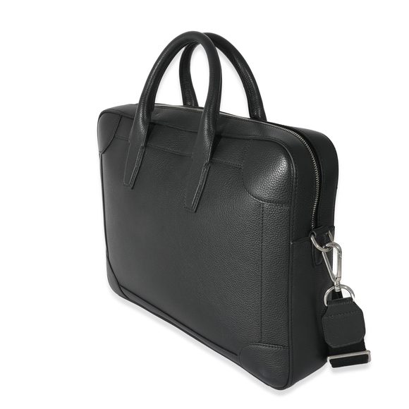 Mulberry Black Classic Grain Belgrave Single Document Holder - Picture 2 of 9